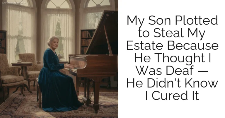 My Son Plotted to Steal My Estate Because He Thought I Was Deaf — He Didn't Know I Cured It