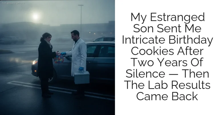My Estranged Son Sent Me Intricate Birthday Cookies After Two Years Of Silence — Then The Lab Results Came Back