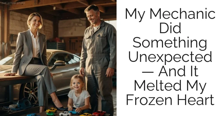 My Mechanic Did Something Unexpected — And It Melted My Frozen Heart