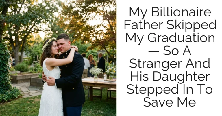 My Billionaire Father Skipped My Graduation — So A Stranger And His Daughter Stepped In To Save Me
