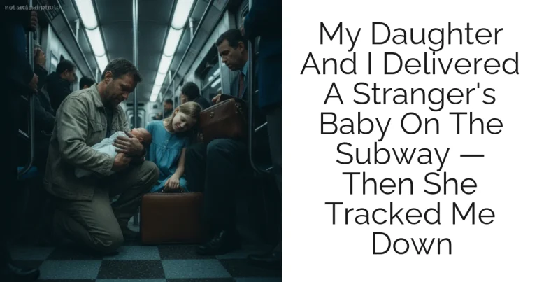 My Daughter And I Delivered A Stranger's Baby On The Subway — Then She Tracked Me Down