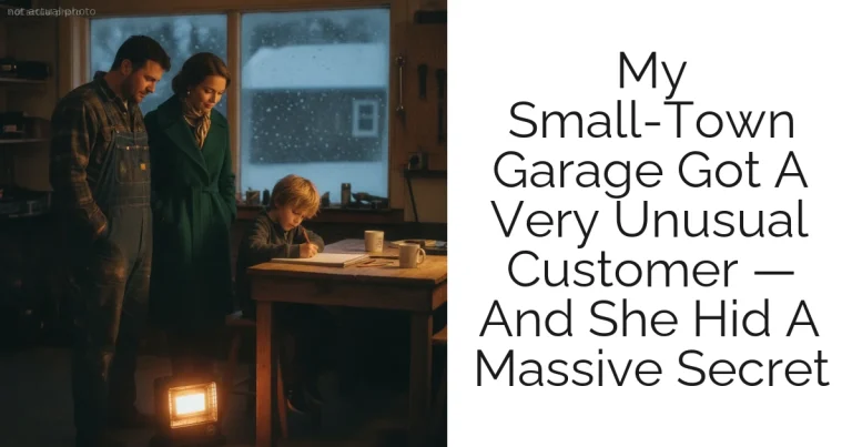My Small-Town Garage Got A Very Unusual Customer — And She Hid A Massive Secret