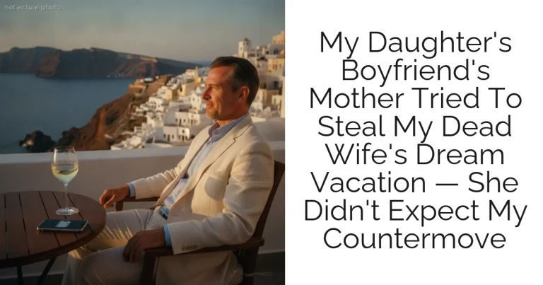 My Daughter's Boyfriend's Mother Tried To Steal My Dead Wife's Dream Vacation — She Didn't Expect My Countermove