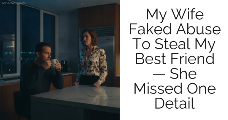 My Wife Faked Abuse To Steal My Best Friend — She Missed One Detail