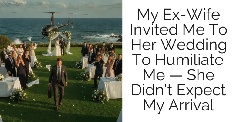 My Ex-Wife Invited Me To Her Wedding To Humiliate Me — She Didn't Expect My Arrival