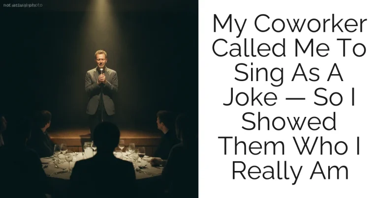 My Coworker Called Me To Sing As A Joke — So I Showed Them Who I Really Am