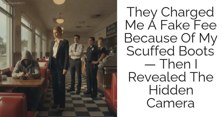 They Charged Me A Fake Fee Because Of My Scuffed Boots — Then I Revealed The Hidden Camera