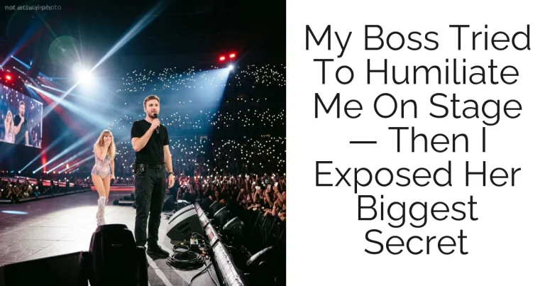 My Boss Tried To Humiliate Me On Stage — Then I Exposed Her Biggest Secret