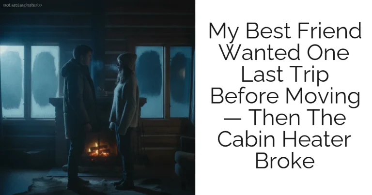 My Best Friend Wanted One Last Trip Before Moving — Then The Cabin Heater Broke