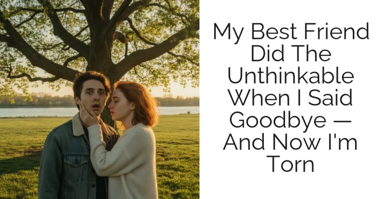 My Best Friend Did The Unthinkable When I Said Goodbye — And Now I'm Torn