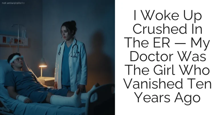 I Woke Up Crushed In The ER — My Doctor Was The Girl Who Vanished Ten Years Ago