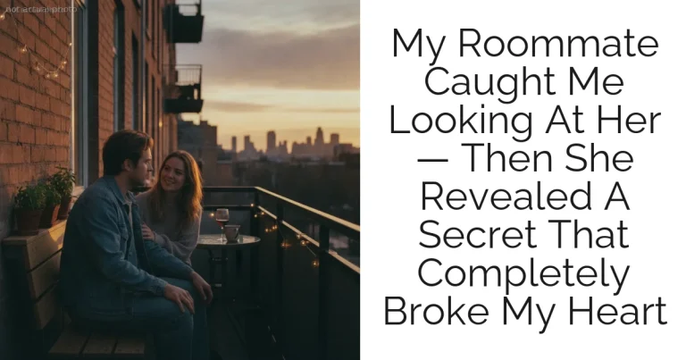 My Roommate Caught Me Looking At Her — Then She Revealed A Secret That Completely Broke My Heart