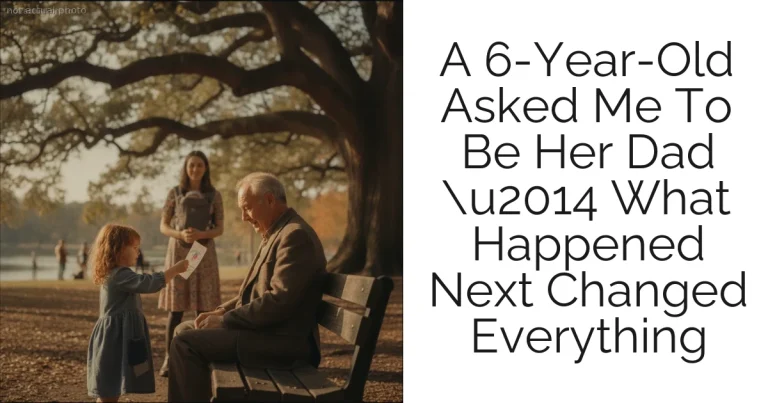 A 6-Year-Old Asked Me To Be Her Dad u2014 What Happened Next Changed Everything