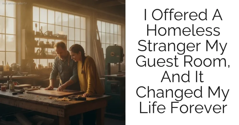 I Offered A Homeless Stranger My Guest Room, And It Changed My Life Forever