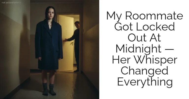 My Roommate Got Locked Out At Midnight — Her Whisper Changed Everything