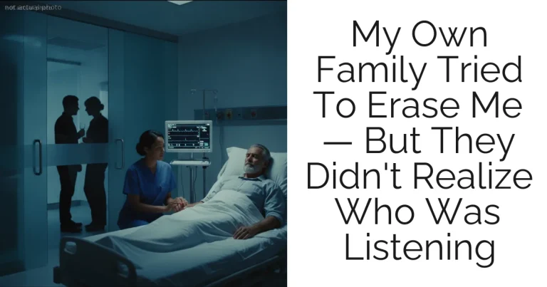 My Own Family Tried To Erase Me — But They Didn't Realize Who Was Listening
