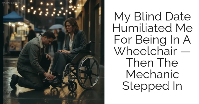 My Blind Date Humiliated Me For Being In A Wheelchair — Then The Mechanic Stepped In