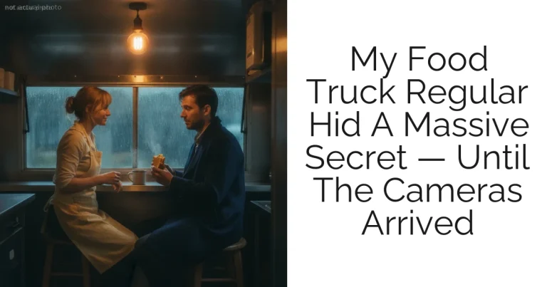 My Food Truck Regular Hid A Massive Secret — Until The Cameras Arrived