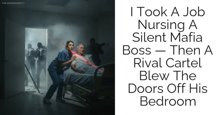 I Took A Job Nursing A Silent Mafia Boss — Then A Rival Cartel Blew The Doors Off His Bedroom