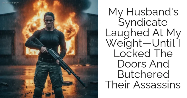 My Husband's Syndicate Laughed At My Weight—Until I Locked The Doors And Butchered Their Assassins