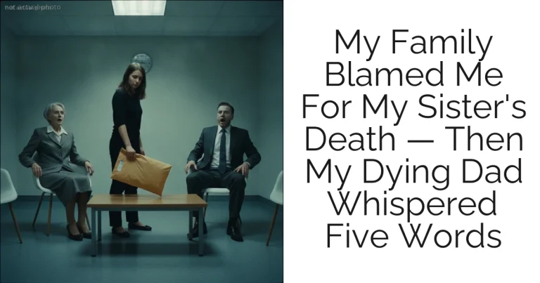 My Family Blamed Me For My Sister's Death — Then My Dying Dad Whispered Five Words