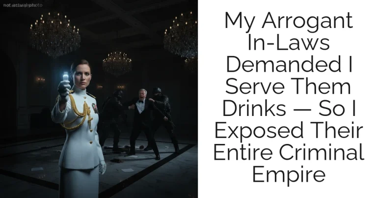 My Arrogant In-Laws Demanded I Serve Them Drinks — So I Exposed Their Entire Criminal Empire