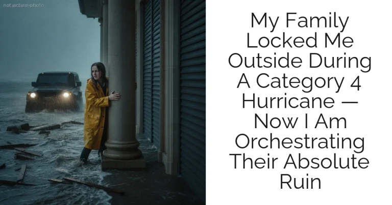 My Family Locked Me Outside During A Category 4 Hurricane — Now I Am Orchestrating Their Absolute Ruin