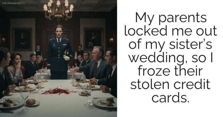 My parents locked me out of my sister’s wedding, so I froze their stolen credit cards.