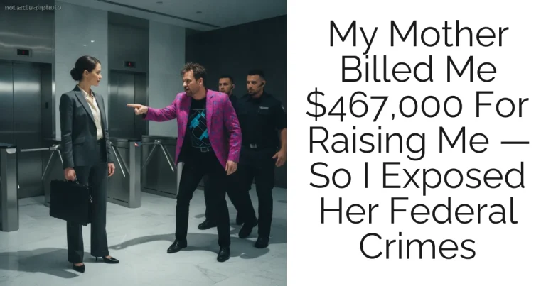 My Mother Billed Me $467,000 For Raising Me — So I Exposed Her Federal Crimes
