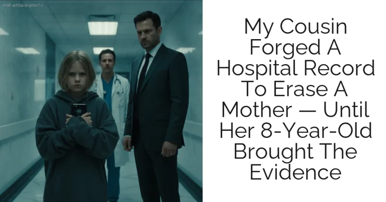 My Cousin Forged A Hospital Record To Erase A Mother — Until Her 8-Year-Old Brought The Evidence