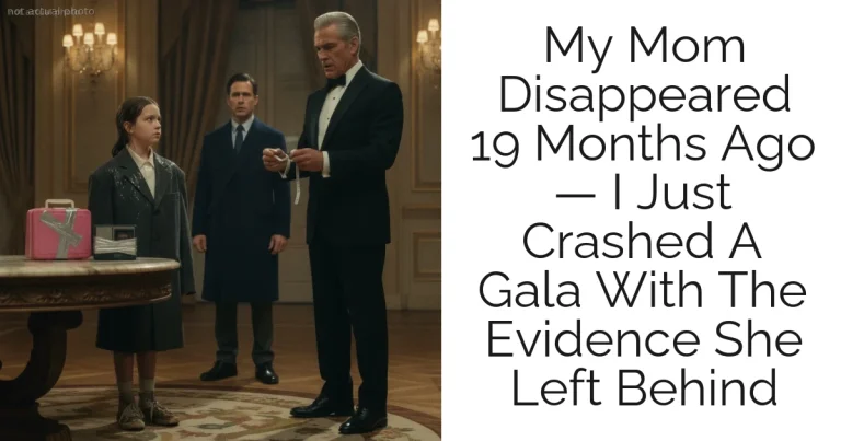 My Mom Disappeared 19 Months Ago — I Just Crashed A Gala With The Evidence She Left Behind