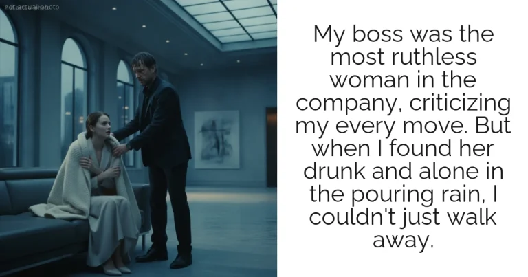 My boss was the most ruthless woman in the company, criticizing my every move. But when I found her drunk and alone in the pouring rain, I couldn't just walk away.
