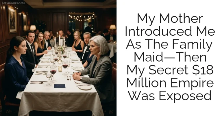 My Mother Introduced Me As The Family Maid—Then My Secret $18 Million Empire Was Exposed