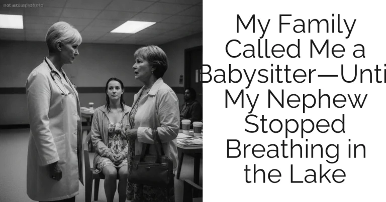 My Family Called Me a Babysitter—Until My Nephew Stopped Breathing in the Lake