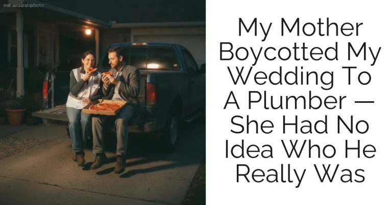 My Mother Boycotted My Wedding To A Plumber — She Had No Idea Who He Really Was