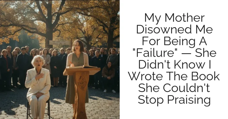 My Mother Disowned Me For Being A "Failure" — She Didn't Know I Wrote The Book She Couldn't Stop Praising