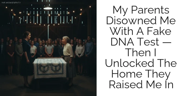 My Parents Disowned Me With A Fake DNA Test — Then I Unlocked The Home They Raised Me In