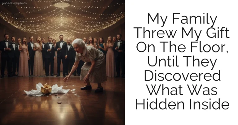 My Family Threw My Gift On The Floor, Until They Discovered What Was Hidden Inside