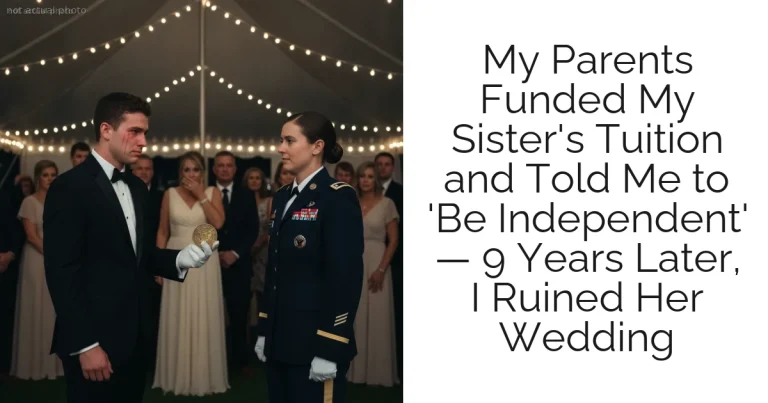 My Parents Funded My Sister's Tuition and Told Me to 'Be Independent' — 9 Years Later, I Ruined Her Wedding
