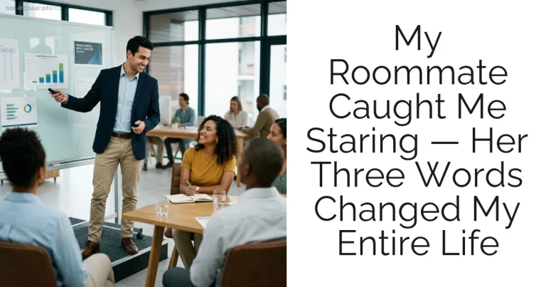 My Roommate Caught Me Staring — Her Three Words Changed My Entire Life