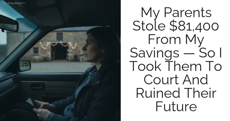 My Parents Stole $81,400 From My Savings — So I Took Them To Court And Ruined Their Future