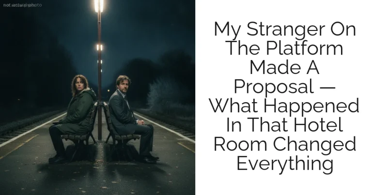My Stranger On The Platform Made A Proposal — What Happened In That Hotel Room Changed Everything
