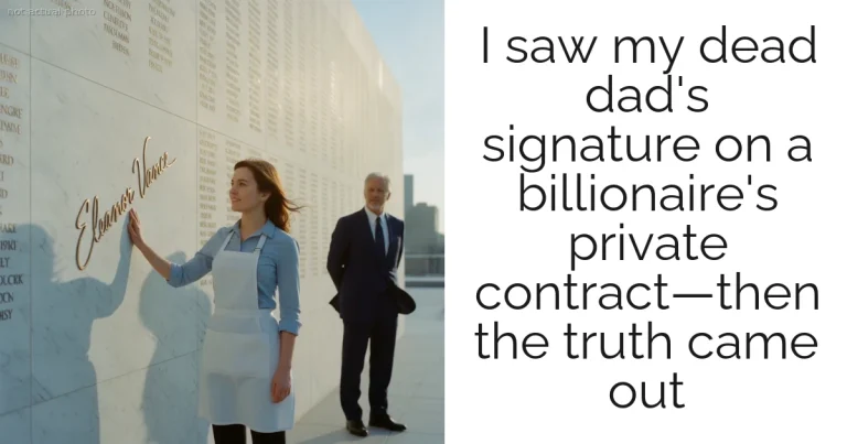 I saw my dead dad's signature on a billionaire's private contract—then the truth came out