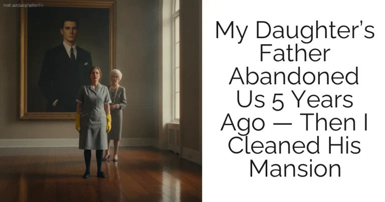 My Daughter’s Father Abandoned Us 5 Years Ago — Then I Cleaned His Mansion