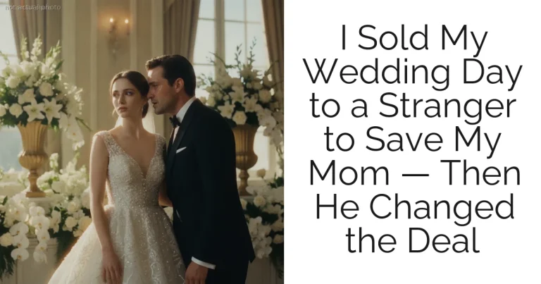 I Sold My Wedding Day to a Stranger to Save My Mom — Then He Changed the Deal