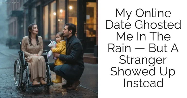 My Online Date Ghosted Me In The Rain — But A Stranger Showed Up Instead