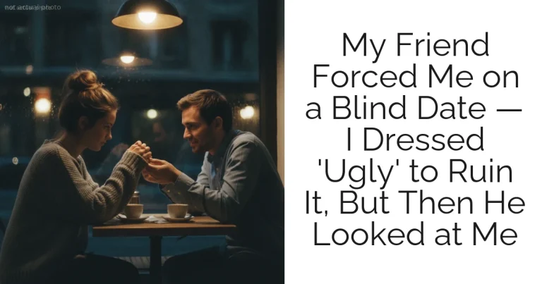My Friend Forced Me on a Blind Date — I Dressed 'Ugly' to Ruin It, But Then He Looked at Me