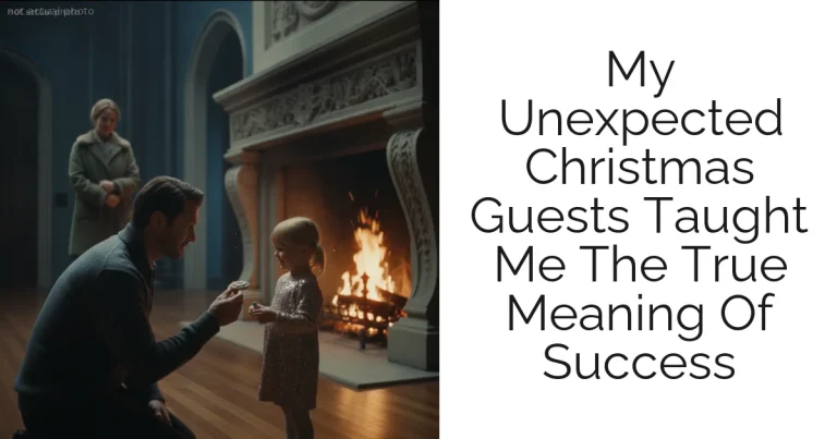 My Unexpected Christmas Guests Taught Me The True Meaning Of Success