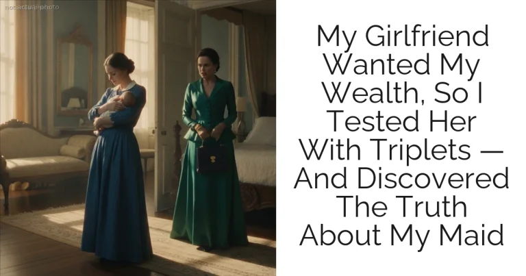 My Girlfriend Wanted My Wealth, So I Tested Her With Triplets — And Discovered The Truth About My Maid