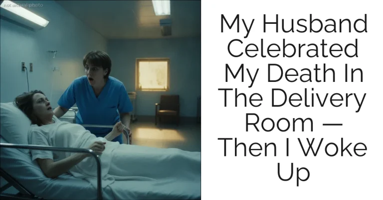 My Husband Celebrated My Death In The Delivery Room — Then I Woke Up